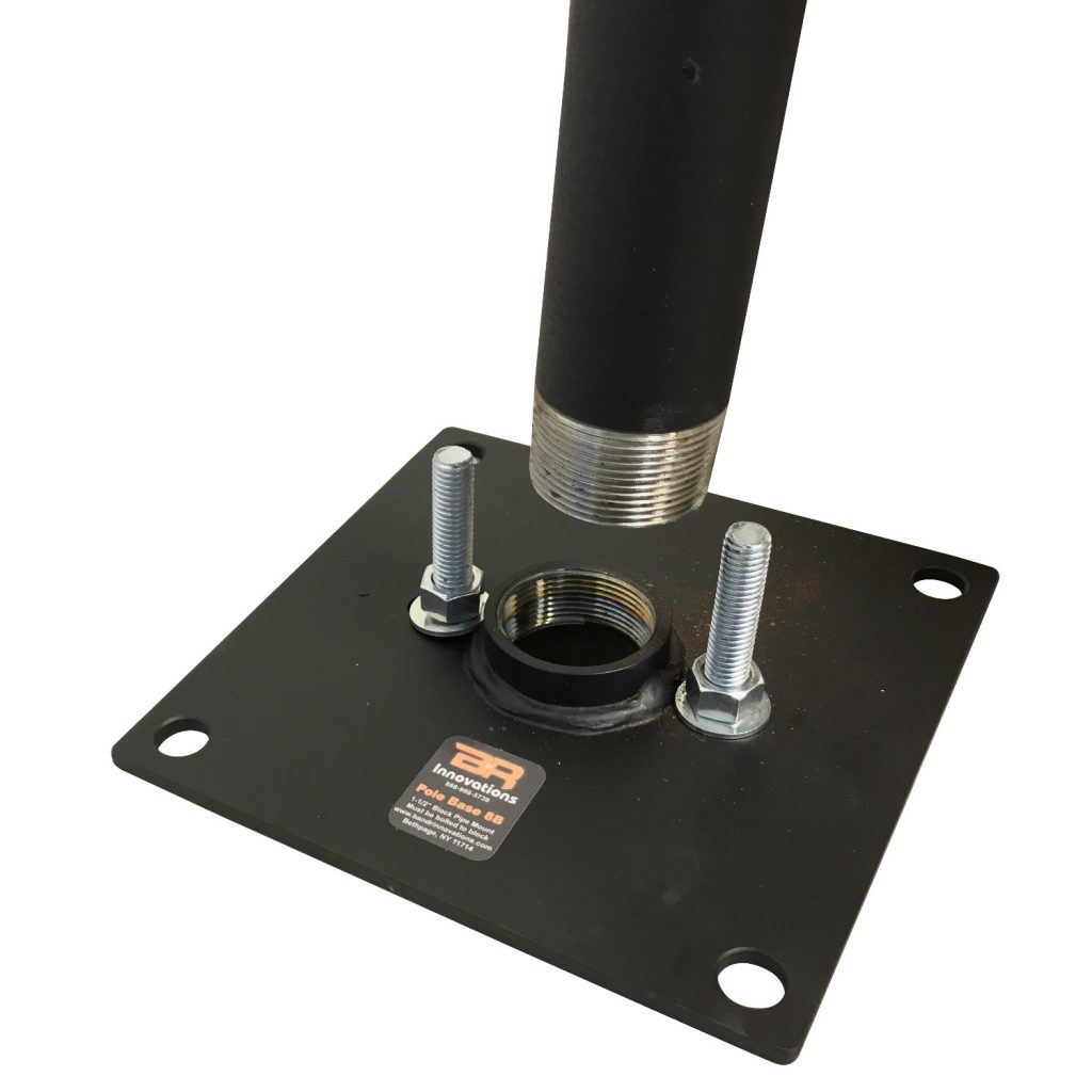Pole Base 8B (Black Pipe Block Mount) B&R Innovations
